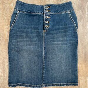 Prana Denim Pencil Skirt size 2